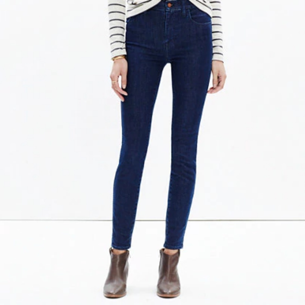 NWT Madewell 10” High Rise Skinny Jeans Lydia Wash